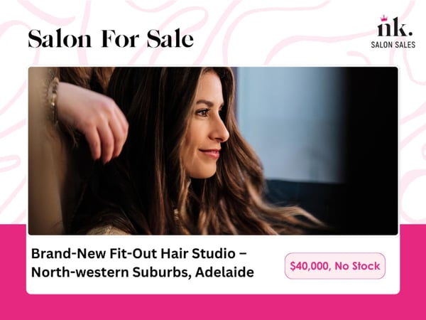 For Sale: Brand-New Fit-Out Hair Studio  North-western Suburbs, Adelaide