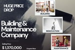 HUGE PRICE DROP! Building & Maintenance Company