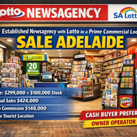 Long Established Newsagency with Lotto in a Prime Commercial Location for Sale Adelaide image