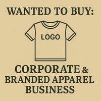 WANTED: Corporate & Branded Apparel Business in Australia - Buyer Ready image