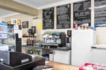 Cafe in the middle of a booming retail HUB