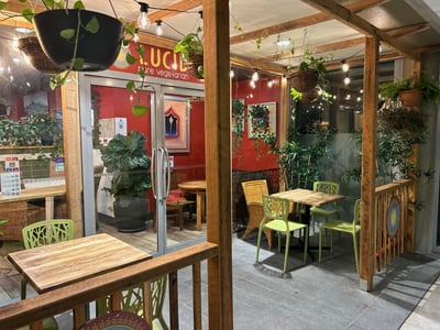 Thriving Vegetarian Restaurant with Beautiful Fit-out image