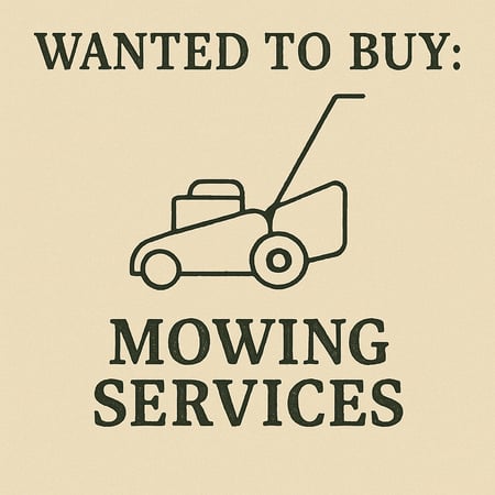 WANTED: Mowing Services in Australia - Buyer Ready