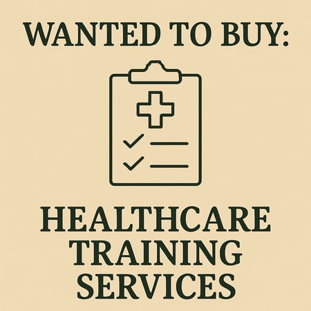 WANTED: Healthcare Training Services in Australia - Buyer Ready