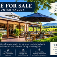 Live the Hunter Valley Lifestyle  Established Licensed Cafe Business For Sale image