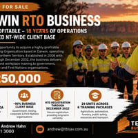 Highly Profitable NT RTO Business  18 Years Operations image