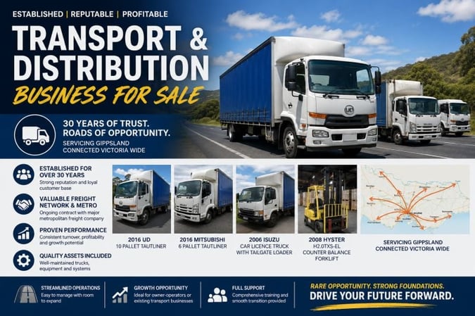 Transport & Distribution business for sale