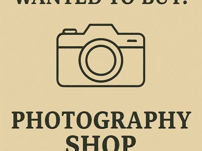 WANTED: Photography Shop in Australia - Buyer Ready image