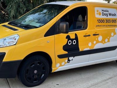 Photo of New Petbarn Mobile Dog washing franchise Albany