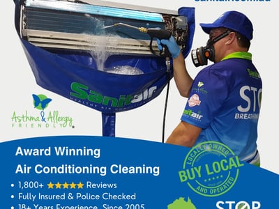 Sanitair Gold Coast Central Franchise Resale $80,000+gst, Tools, Equip, training image