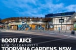 Taking Expressions For Interest- Boost Juice At Toormina Gardens, Nsw
