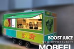 Own Two Mobile Boost Juice Vans  Perfect for Deni Ute Muster Fans!