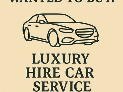 WANTED: Luxury Hire Car Service in Australia - Buyer Ready image