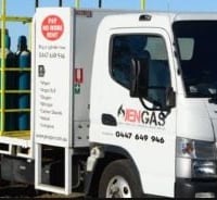 Gas cylinder delivery service with potential image