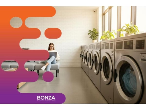 36763 Spacious Laundrette With Commercial Grade Equipment