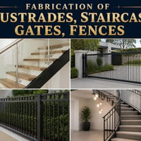 FABRICATION OF BALUSTRADES, STAIRCASES, GATES, FENCES image