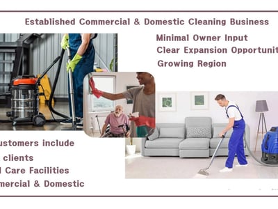 Established Commercial & Domestic Cleaning Business with Minimal Owner Input image