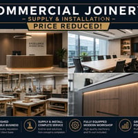 COMMERCIAL JOINERY  SUPPLY & INSTALLATION   PRICE REDUCED! image