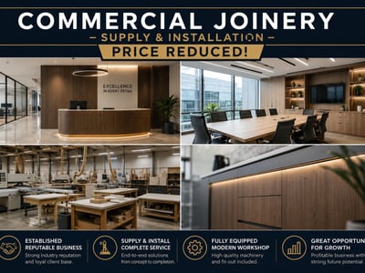 COMMERCIAL JOINERY  SUPPLY & INSTALLATION   PRICE REDUCED! image