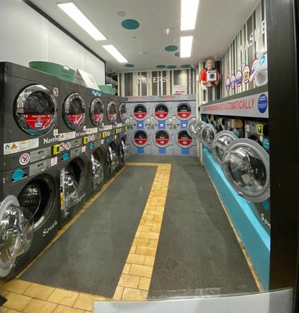 100% Self-Service Laundromat Fully Automated