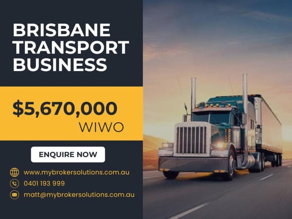 HUGE PRICE DROP!! Transport Business Back On The Market!