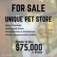 Established Specialty Pet Retail Business  Priced to Sell image