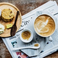 Modern North Facing Corner Cafe High Rise District Outskirts Of CBD Sydney image
