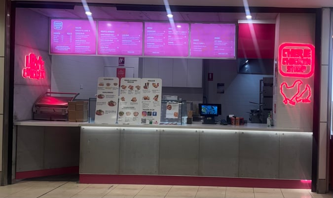 BBQ Chicken and Burger Shop with High Foot Traffic