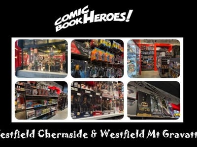 Comic Book Heroes - (2 Retail Shops Westfield Chermside & Mt Gravatt) image