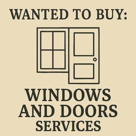 WANTED: Windows and Doors Services in Australia - Buyer Ready