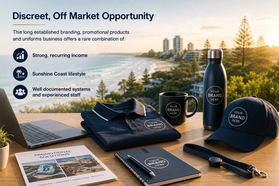 Promotional Products and Uniforms Business, Maroochydore, $2M+ Revenue, photo 4