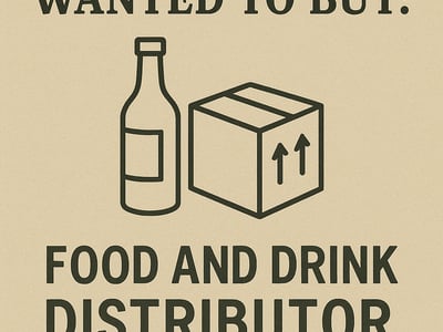 WANTED: Food and Drink Distributor in Australia - Buyer Ready image