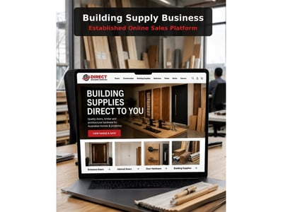 ONLINE BUILDING SUPPLY BUSINESS FOR SALE - ESTABLISHED, UNIQUE & READY TO GROW! image