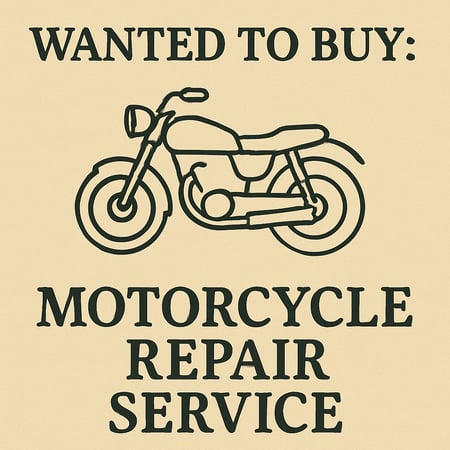WANTED: Motorcycle Repair Service in Australia - Buyer Ready