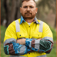 Immediate Income Stream — 17,000+ Indigenous hi vis cotton shirts in stock image