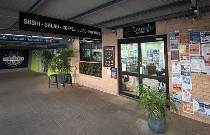 BAMBOO CAFE EXMOUTH - VERY BUSY CENTRAL CAFE