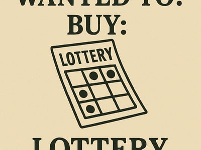 WANTED: Lottery in Australia - Buyer Ready image