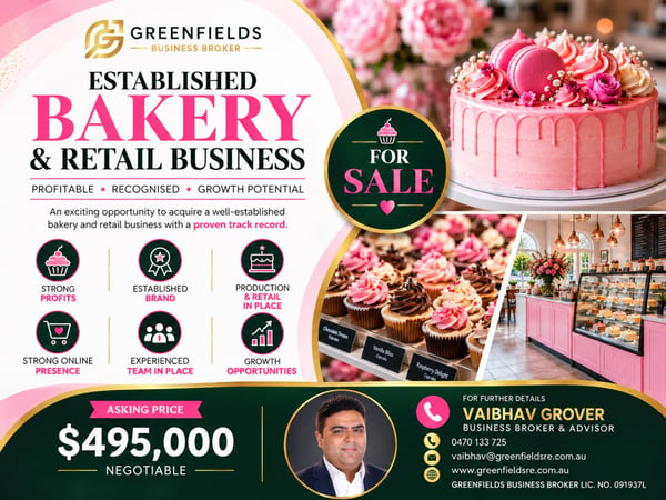 Established Bakery & Retail Business For Sale | Melbourne