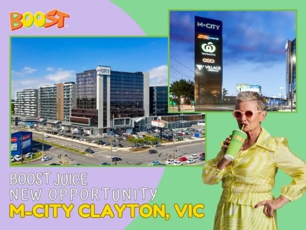 Taking Expressions For Interest- Boost Juice At M-city Shopping Centre, Clayton Vic!