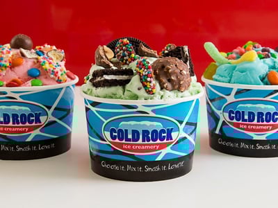 Ice Cream shop. With the Cold Rock business model image