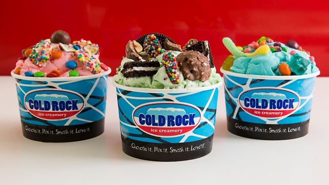 Ice Cream shop. With the Cold Rock business model