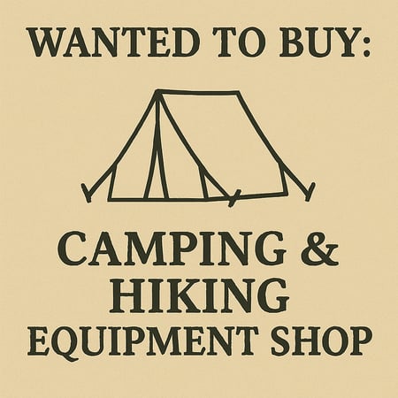 WANTED: Camping & Hiking Equipment Shop in Australia - Buyer Ready