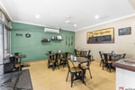 Cafe in the middle of a booming retail HUB