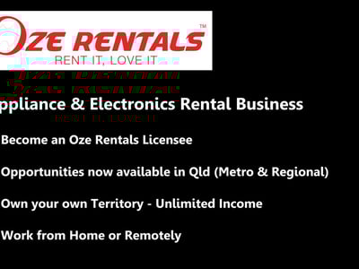 OZE RENTALS - CONSUMER GOODS RENTALS - JOIN & PROSPER - BE YOUR OWN LICENCEE! image