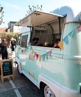 Desserts And Coffee Food Truck Business For Sale With Cheap Rent [2407181] image