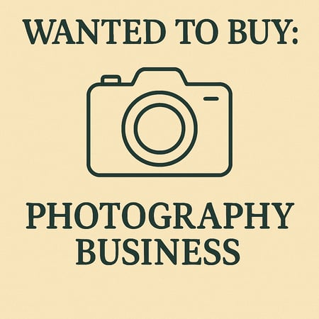 WANTED: Photography Business in Australia - Buyer Ready
