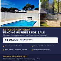 Established Perth Fencing & Retaining Business For Sale image