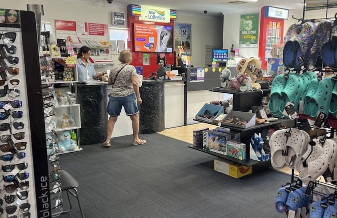 Licensed Post Office &  Newsagency with Lotto,