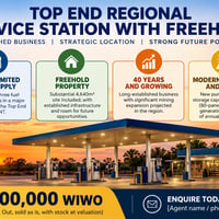 TOP END REGIONAL SERVICE STATION WITH FREEHOLD image