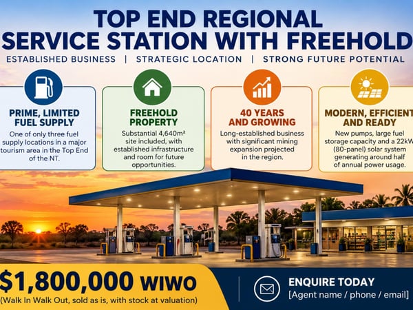 Top End Regional Service Station With Freehold, photo 1